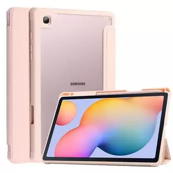 Чехол для Samsung Tab S6 Lite Tab 10,4 11 S8 + S7 FE 12,4 с автоматическим пробуждением и держателем для карандашей для сна, чехол для планшета S6 Lite P610 P615 темно-синий