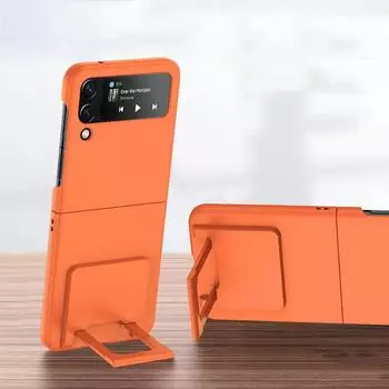 Чехол для Samsung Z Flip 4 Zflip4 с защитой от падения и подставкой для Samsung Galaxy Z Flip4 Flip 4 5g, чехол для мобильного телефона Funda for Samsung Z Flip 4 розовый