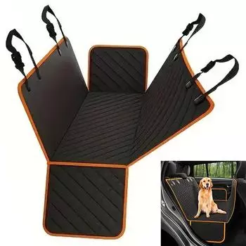 Чехол для сиденья автомобиля для собак, защитный чехол для сиденья, гамак, нескользящий