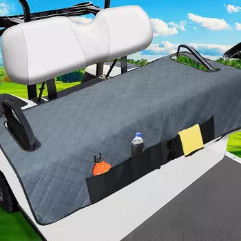 Чехол для сиденья гольф-кара, защитный, многоразовый, легко моющийся, принадлежности для подушек