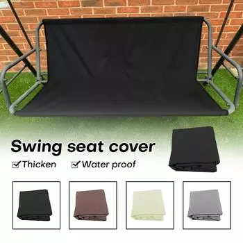 Чехол для сиденья качели для сада на открытом воздухе 900D Oxford водонепроницаемый пылезащитный солнцезащитный чехол для кресла-качели защитный чехол 115x96cm серый