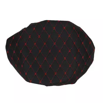 Чехол для сиденья мотоцикла, электрического велосипеда, искусственная кожа, дышащая противоскользящая накладка, защитная подушка для скутера, солнцезащитный крем, противоскользящая защита сиденья L чёрный