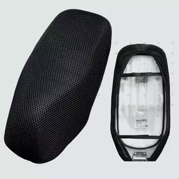 Чехол для сиденья мотоцикла, дышащая подушка, солнцезащитный чехол, водонепроницаемый, устойчивый к царапинам, эластичный, протектор для аксессуаров для сиденья мотоцикла