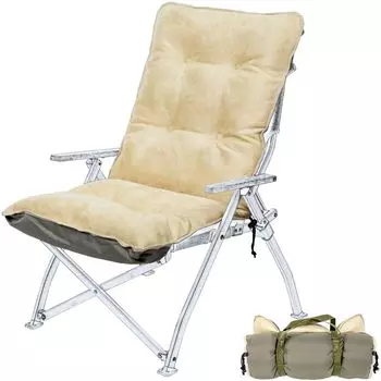 Чехол для сиденья на стул Simpleme Chair Outdoor Chair для теплого хаки полипропилена с коротким волокном, толщина ремня для хранения, легко носить, когда вы накрываете подушку хаки