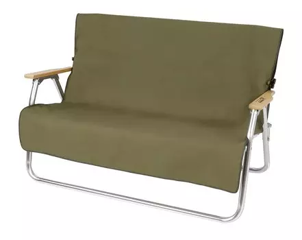 Чехол для скамейки CAPTAIN STAG, огнестойкая ткань с задним карманом, оливковый, огнестойкий, UP-2683