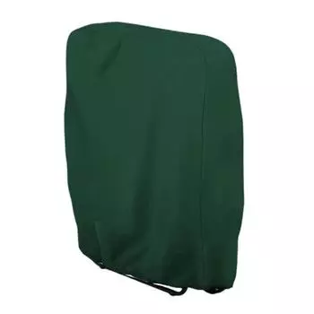 Чехол для складного стула, чехол для шезлонга, пылезащитный чехол, ветрозащитный, водонепроницаемый, устойчивый к ультрафиолетовому излучению, устойчивый к разрывам, для улицы 110cm зелёный