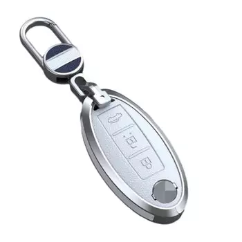 Чехол для смарт-ключа BallWood PJ Nissan, чехол для ключа без винтов, простая установка, стильный чехол для пульта дистанционного управления, подходит для Nissan Serena, March, Note, Cube, Elgrand