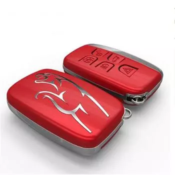 Чехол для смарт-ключа для Jaguar JAGUAR с дистанционным управлением, чехол для ключа xe xf xj xjl [NextBlue] (красный) красный