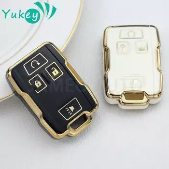 Чехол для смарт-ключа из ТПУ для автомобиля, брелок для Chevrolet Chevy для GMC Sierra 3500HD Canyon Colorado LT Silverado, защита без ключа чёрный