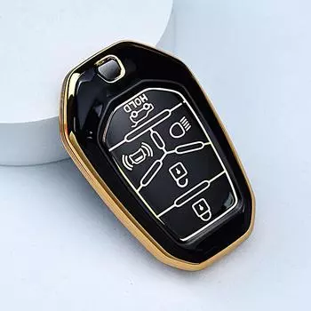Чехол для смарт-ключа из ТПУ с 5 кнопками, чехол с дистанционным управлением, брелок для Ssang Yong 2020 G4 Rexton SsangYong, аксессуары Key Case белый