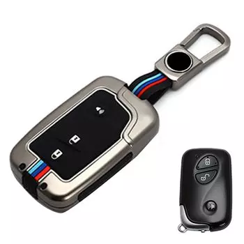 Чехол для смарт-ключа Lexus из цинкового сплава и мягкий на ощупь, разработанный специально для ключа, совместимый с ранними моделями Lexus, чехол для пульта дистанционного управления и держатель для ключей