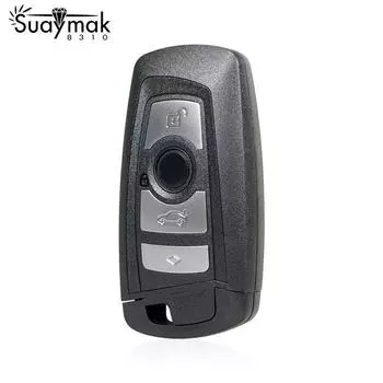 Чехол для смарт-ключа с 4 кнопками для BMW F01 F02 F03 F04 F11 F07 F10 F30 F31 F35 1pc чёрный