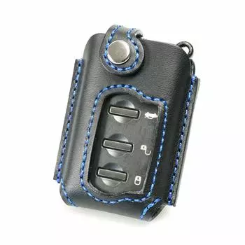 Чехол для смарт-ключа Subaru Crossover 7 Legacy Impreza из натуральной кожи [Kakuchaya] (Subaru-C Черный) чёрный