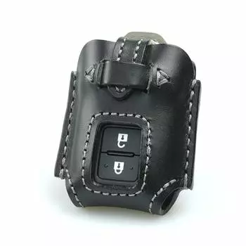 Чехол для смарт-ключа Suzuki New Hustler Jimny Swift Swisspo Crosby Wagon R Wagon R Stingray Spacia Spacia Custom из натуральной кожи [Kakuchaya] (suzuki-c) (2 чёрный