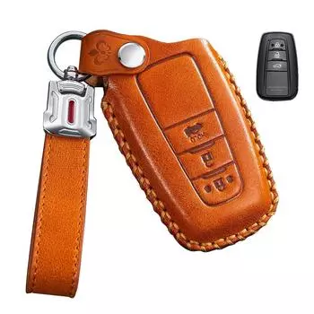 Чехол для смарт-ключа Toyota, чехол для ключа с 3 кнопками, натуральная кожа, разработан специально для Toyota, чехол для ключа TOYOTA Prius 50 Series, новая Corolla