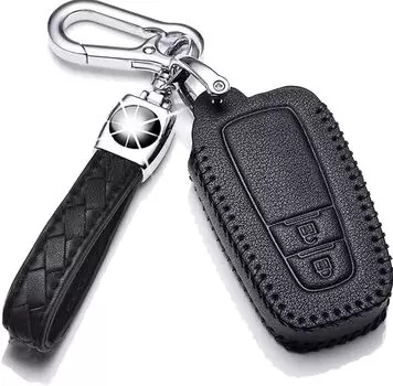 Чехол для смарт-ключа Toyota, чехол для ключа TOYOTA Prius, новый PRIUS 50 серии Camry, CAMRY Land Cruiser Prado, эксклюзивный кожаный чехол для ключа от автомобиля, держатель для ключей 2