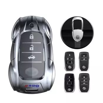 Чехол для смарт-ключа TOYOTA Чехол для ключа Toyota Замена новой модели Подарочная упаковка из сплава Sienta Aqua Yaris YARIS New Noah Voxy 90 Series Mark X Yellow Label