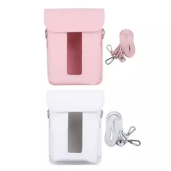 Чехол для смартфона Link 3 PU, защитный чехол, сумка для хранения с плечевым ремнем White