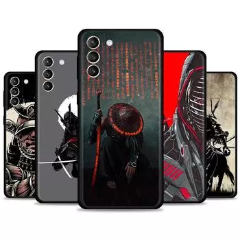 Чехол для смартфона в японском стиле самурая для Samsung Galaxy S21 Ultra S20 Fe S10 Plus S9 S10e S10lite, мягкие чехлы For Samsung S21 FE