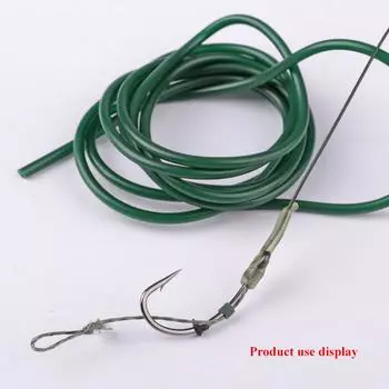 Чехол для снасти Противозапутывающий чехол для снасти Коричневый карповый чехол Инструменты для ловли зеленого карпа 1M чёрный