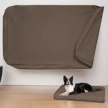 Чехол для собачьей кровати с застежкой-молнией, чехол для подушки для кошачьего коврика, матрас для ящика S