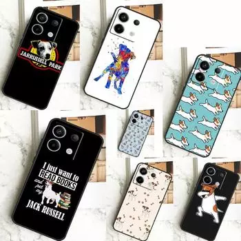 Чехол для собаки Джек-рассел-терьера для Xiaomi Redmi Note 13 12 11 9 10 Pro 9S 10S 11S 12S Redmi 13 12 10C 12C 13C Coque Redmi Note 11S