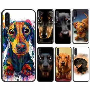 Чехол для собаки такса для Samsung A22 A12 A32 A42 A52 A72 A51 A71 A50 A70 A20e A21S A20S A52S Fundas Samsung A50