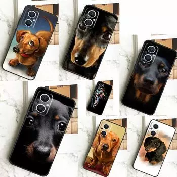 Чехол для собаки таксы для OPPO Reno 10 Pro 11 F 4 5 6 7 8 Lite 4Z 5Z 8T OPPO Find X5 X2 X3 Lite X6 Pro Cover OPPO Find X5