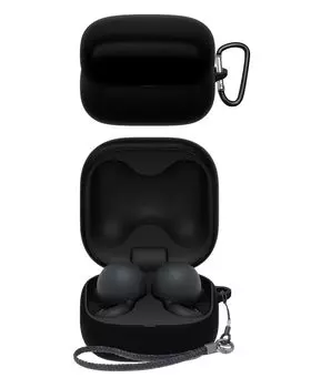Чехол для SONY LinkBuds Open YAJOJO Wireless Earphones Чехол для зарядки с карабином и брелоком Силиконовый защитный чехол для предотвращения падения
