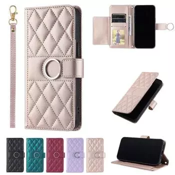 Чехол для Sony Xperia 1 5 10 IV V 2023 VI 2024, роскошный флип-чехол-кошелек из искусственной кожи, отделения для карт, подставка, чехол со шнурком Xperia 1 IV фиолетовый