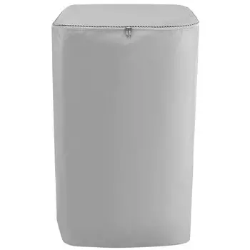 Чехол для стиральной машины EBISSY Outdoor Водонепроницаемые боковины полностью толстые Серебряное покрытие Защита от УФ-излучения Д 92 x 60 x [4 ткани] (Молния, размер 58) серебряный