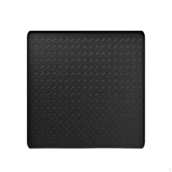 - Чехол для стиральной машины, коврик для столешницы и мини-холодильника чёрный