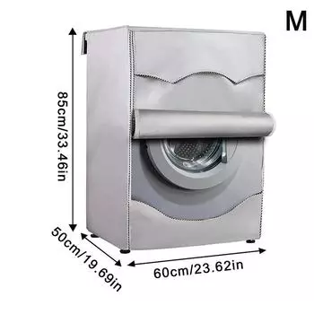 Чехол для стиральной машины, пылезащитный, солнцезащитный, чехол для сушилки с фронтальной загрузкой, водонепроницаемый чехол M