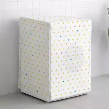 Чехол для стиральной машины с барабаном, милый мультяшный принт, прозрачные водонепроницаемые чехлы, бытовая пылевая салфетка для стиральной машины, новая