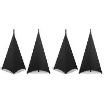 Чехол для стойки динамика, растягивающийся, для штатива, подставка, сетка (Черный трехсторонний)