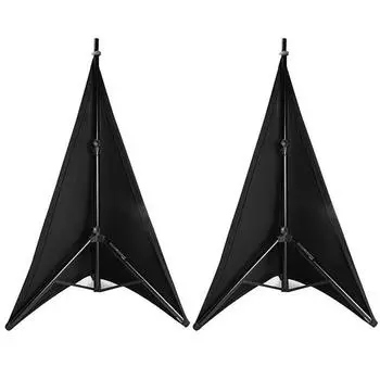 Чехол для стойки динамика, растягивающийся, для штатива, подставка, сетка (Черный Двусторонний)