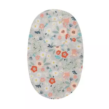 Чехол для стомного мешка с цветочным принтом, круглая форма, портативный защитный хлопковый ректальный мешок для стомного мешка для душа