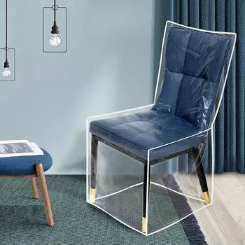 Чехол для стульев для столовой, легко чистится и 58x53x45cm