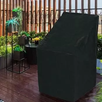 Чехол для стульев с защитой от пыли, водонепроницаемый, непромокаемый, защищает от солнечного света, складной чехол для стульев, садовая мебель