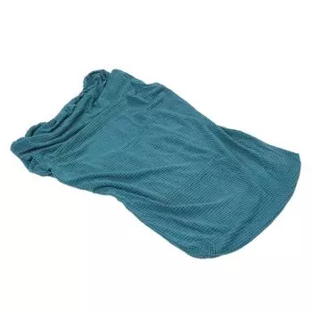 Чехол для стула без подлокотников, мягкий, предотвращает скольжение, защитный, стильный, эластичный, чехол для стула, павлинье-синее