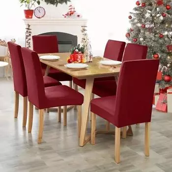 Чехол для стула из бархатной ткани для обеденного стола, однотонный эластичный чехол для стула для свадьбы, отеля, банкета, дома, эластичный защитный чехол для стула 1 Piece