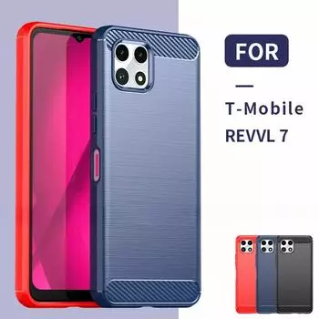 Чехол для T-Mobile REVVL 7 Чехол для T-Mobile REVVL 7 5G Противоударный силиконовый защитный чехол для телефона из ТПУ Черный Чехол для T-Mobile REVVL 7 REVVL 7 чёрный