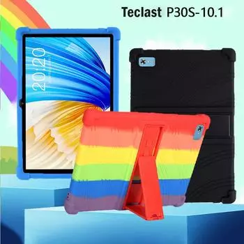 Чехол для Teclast P30S 10,1, чехол для планшета, мягкий силиконовый чехол для Teclast P20 P20HD M40 Pro, защитный чехол-подставка для планшета Teclast P30s 10.1 красный