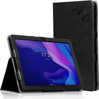 Чехол для Teclast T30 P20HD M40 Air P30HD T40 Plus, чехол для планшета, складной чехол-подставка из искусственной кожи с цветным принтом для Teclast P25 for Teclast P25 чёрный