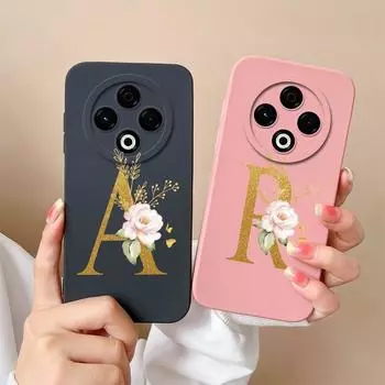 Чехол для Tecno Spark GO 1 2025 Sprak 30 20 Pro 30C Pop 9 Camon 30S Pro 4G 5G популярные цветы AZ буквы мягкий силиконовый противоскользящий чехол для телефона Tecno Tecno Spark 30 4G