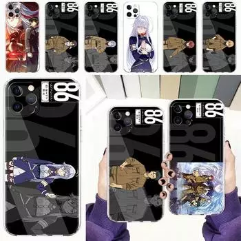 Чехол для телефона 86 Eighty Six Anime для iPhone 14 13 11 12 Pro Max X XR XS 7 8 Plus SE, роскошный прозрачный мягкий силиконовый чехол Fundas iPhone 14Pro Max