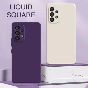 Чехол для телефона A52 A72 A23 A33 A31 A53 A54 для Samsung Galaxy A21S A70 A71 A22 A32 A42 A73 5G жидкий силиконовый чехол For A71(4G)
