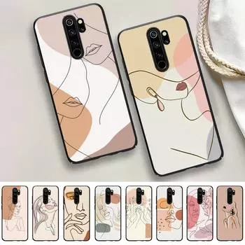 Чехол для телефона Abstract Women Face Line для Samsung A51 A30s A52 A71 A12 для Huawei Honor 10i для OPPO vivo Y11 Honor9lite
