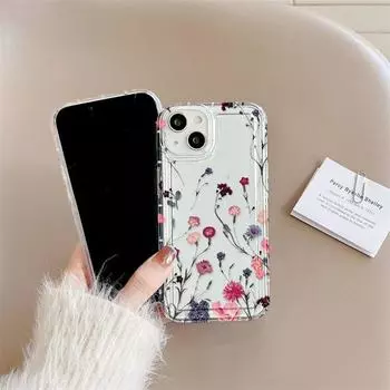 Чехол для телефона Airbag для iPhone 11 13 XR 15 14 Pro Max iPhone 12 16 7 8 Plus XS Max Samsung A15 A55 A05 S21 S22 S23 S24 Redmi 12 13C 13 9 Samsung A05 чистый