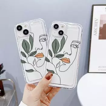 Чехол для телефона Airbag для iPhone 11 13 XR 15 14 Pro Max iPhone 12 16 7 8 Plus XS Max Samsung A15 A55 A05 S21 S22 S23 S24 Redmi 12 13C 13 9 Samsung A05 чистый